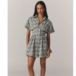 The Tobie Mini Shirt Dress by Exquise Color All Over Floral